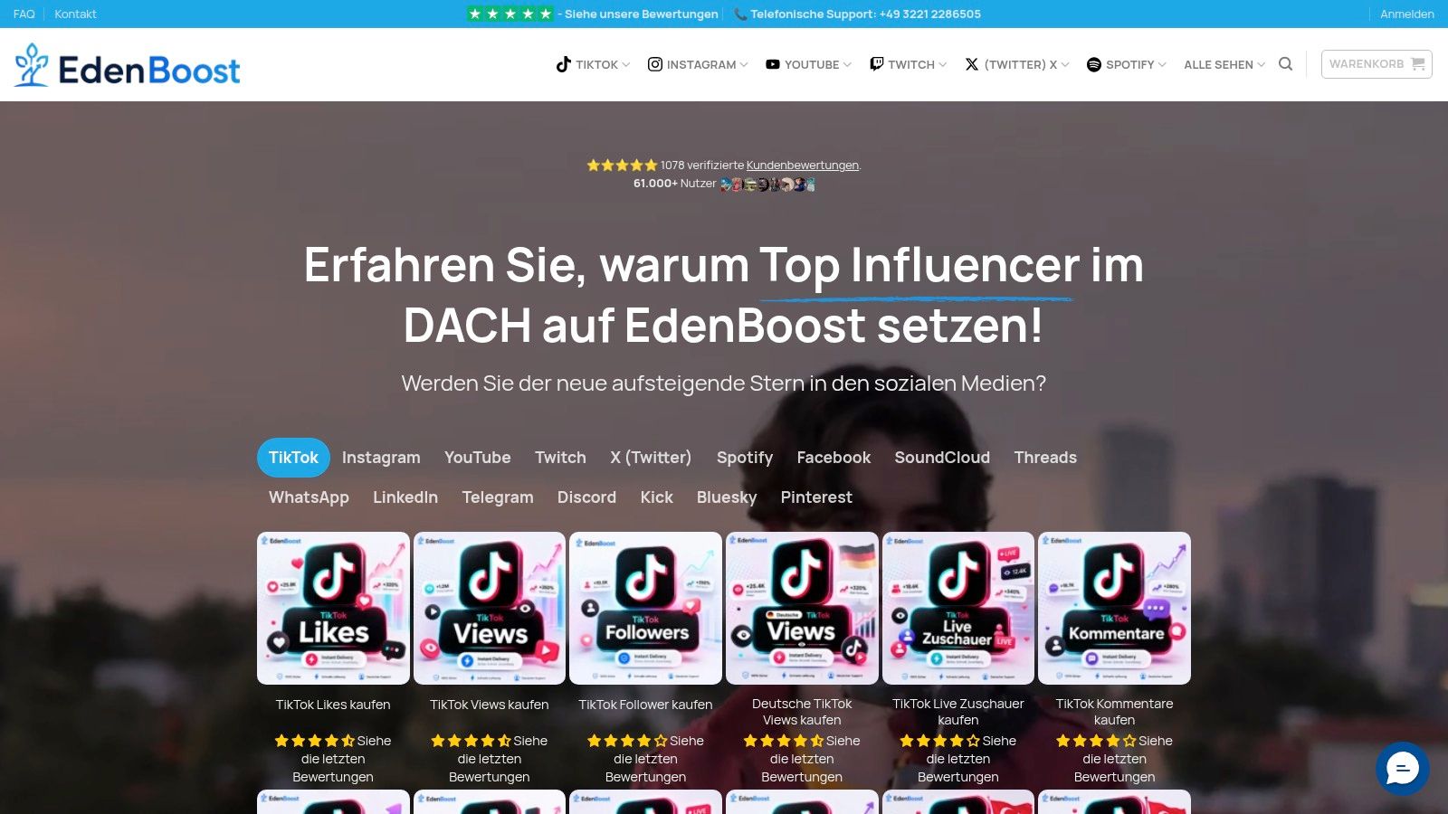 Screenshot from https://edenboost.de