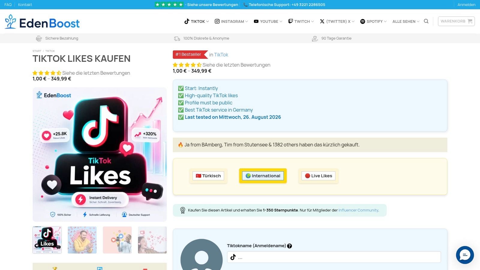 TikTok Likes kaufen