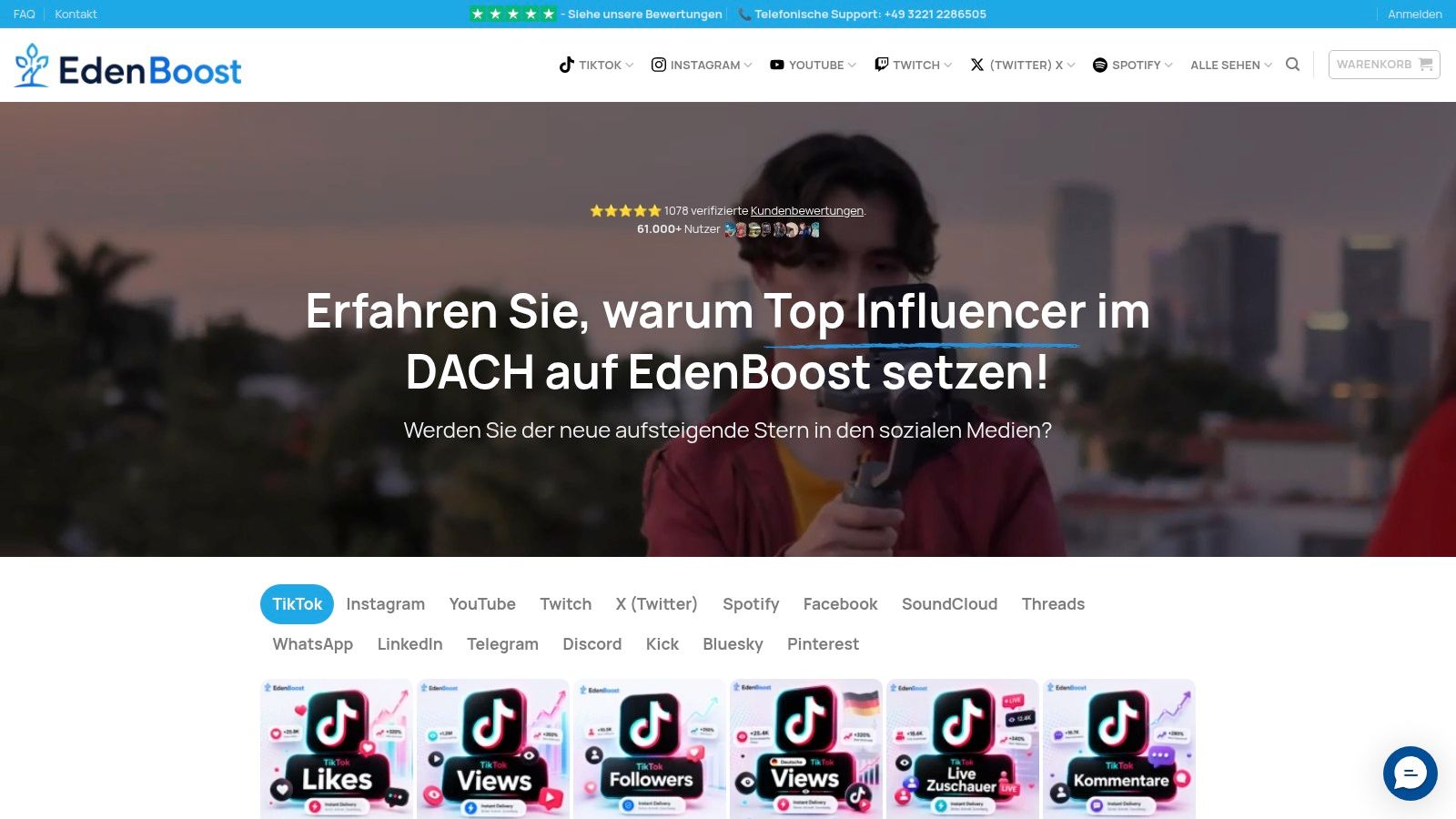Screenshot from https://edenboost.de